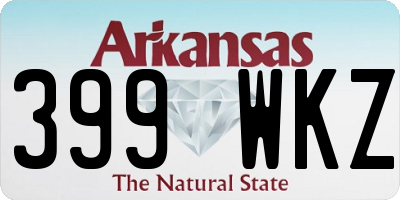 AR license plate 399WKZ