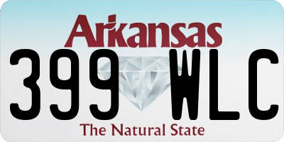 AR license plate 399WLC