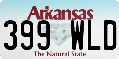 AR license plate 399WLD