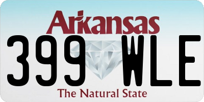 AR license plate 399WLE