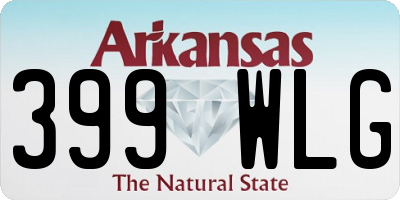 AR license plate 399WLG