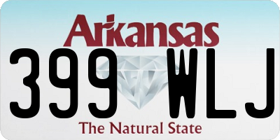 AR license plate 399WLJ