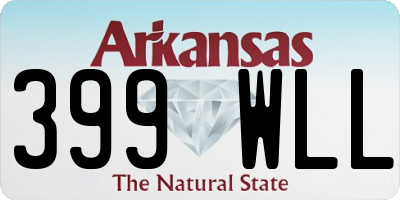 AR license plate 399WLL