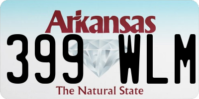 AR license plate 399WLM