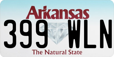 AR license plate 399WLN