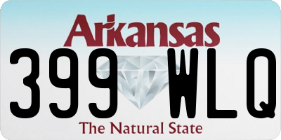 AR license plate 399WLQ