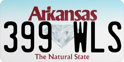 AR license plate 399WLS