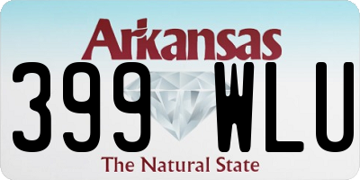 AR license plate 399WLU