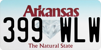 AR license plate 399WLW