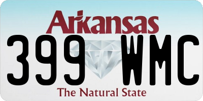 AR license plate 399WMC