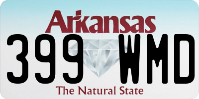 AR license plate 399WMD