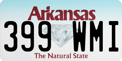 AR license plate 399WMI