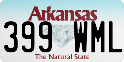 AR license plate 399WML