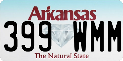 AR license plate 399WMM