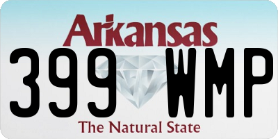 AR license plate 399WMP