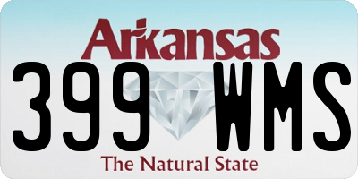 AR license plate 399WMS