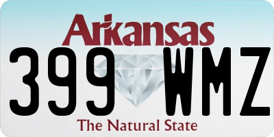 AR license plate 399WMZ