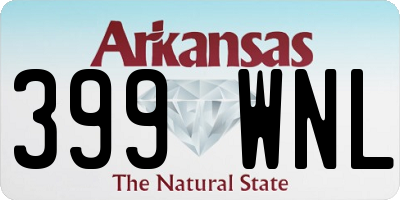 AR license plate 399WNL