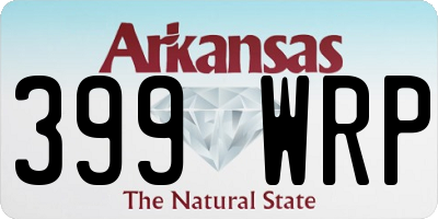 AR license plate 399WRP