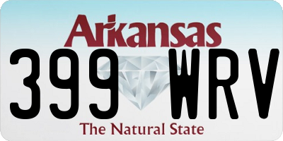 AR license plate 399WRV