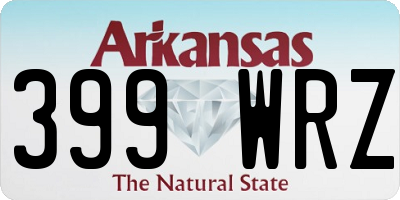 AR license plate 399WRZ