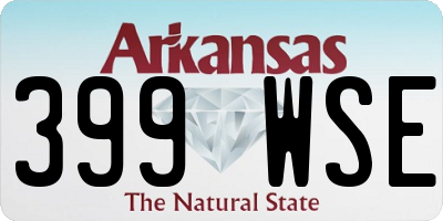 AR license plate 399WSE