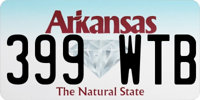 AR license plate 399WTB