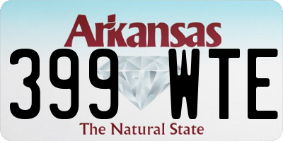 AR license plate 399WTE