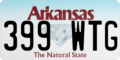 AR license plate 399WTG