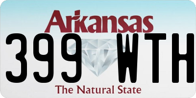 AR license plate 399WTH