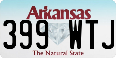 AR license plate 399WTJ