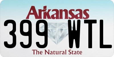 AR license plate 399WTL