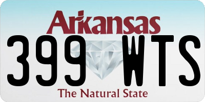 AR license plate 399WTS