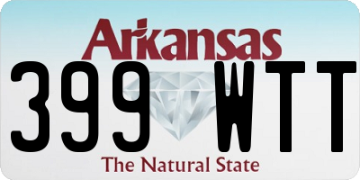 AR license plate 399WTT