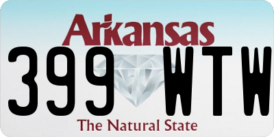 AR license plate 399WTW