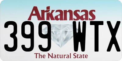 AR license plate 399WTX