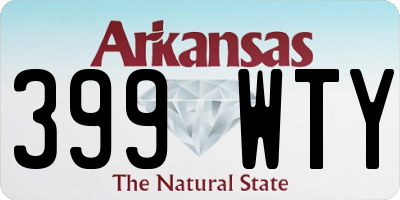 AR license plate 399WTY