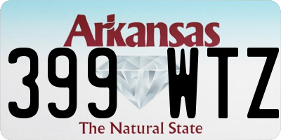 AR license plate 399WTZ