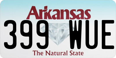 AR license plate 399WUE