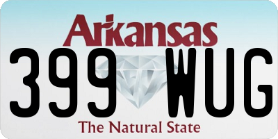 AR license plate 399WUG