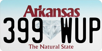AR license plate 399WUP