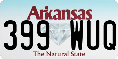AR license plate 399WUQ