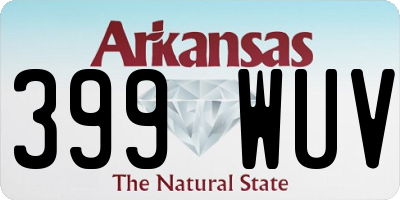 AR license plate 399WUV