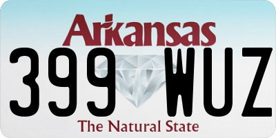 AR license plate 399WUZ