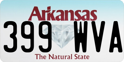 AR license plate 399WVA