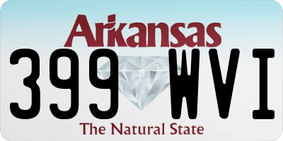 AR license plate 399WVI