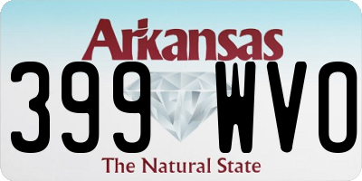 AR license plate 399WVO
