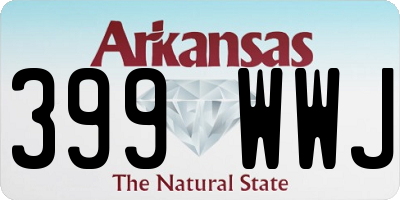 AR license plate 399WWJ