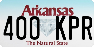 AR license plate 400KPR