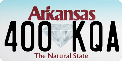 AR license plate 400KQA